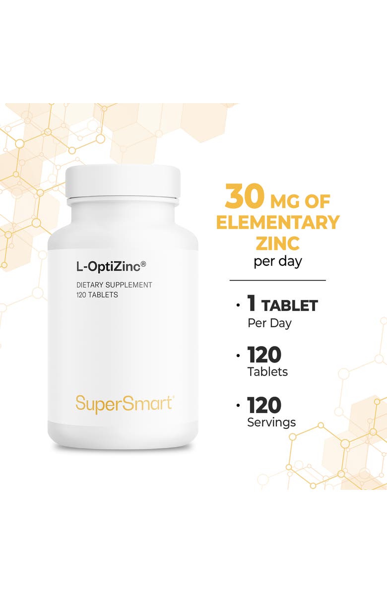 SuperSmart L-OptiZinc 30mg per Day, Alternate, color, 