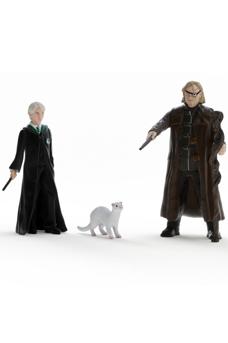 Wizarding World 3 Figure Set, Mad Eye Moody, Draco Malfoy & Ferret, Main, color, Multicolored