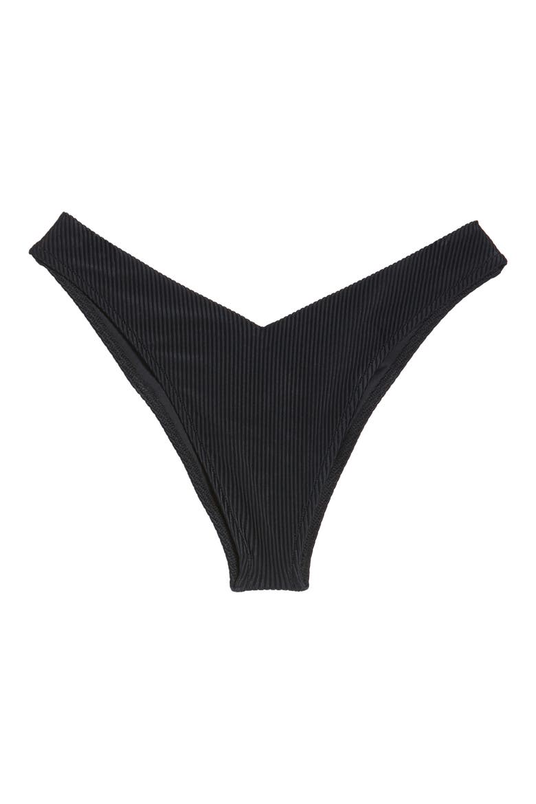Enzo Bikini Bottoms, Alternate, color, BLACK
