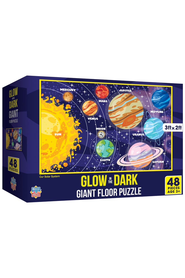 Glow in the Dark Solar System 48 Puzzle, Main, color, Multicolor
