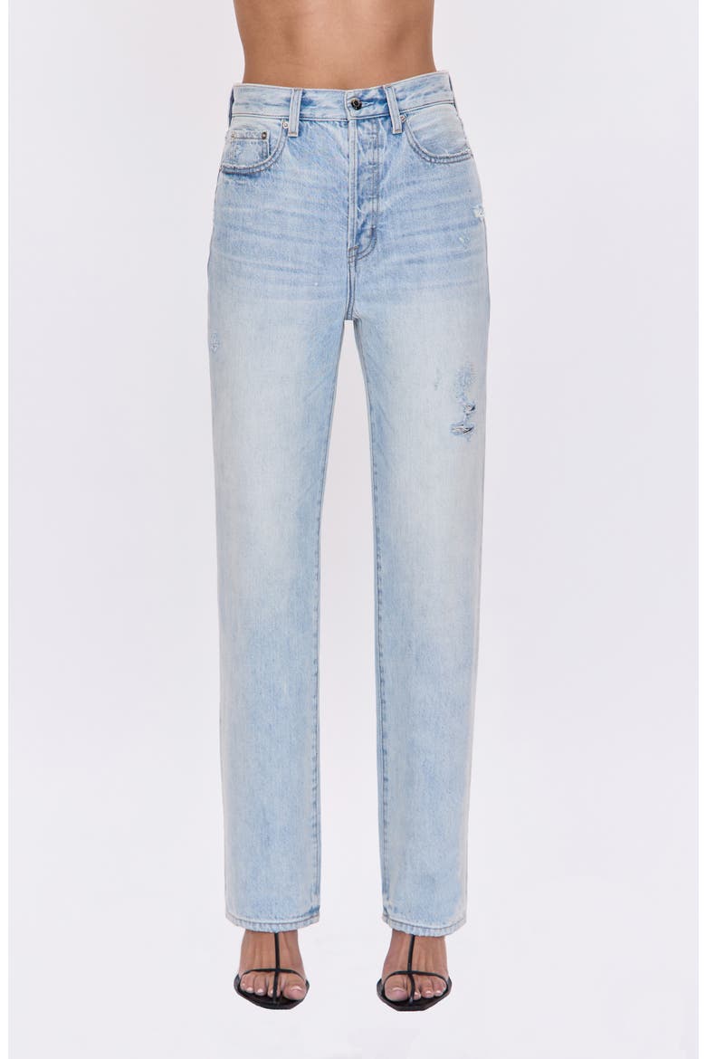 Cassie High Waist Straight Leg Jeans, Main, color, SUNRISE VINTAGE