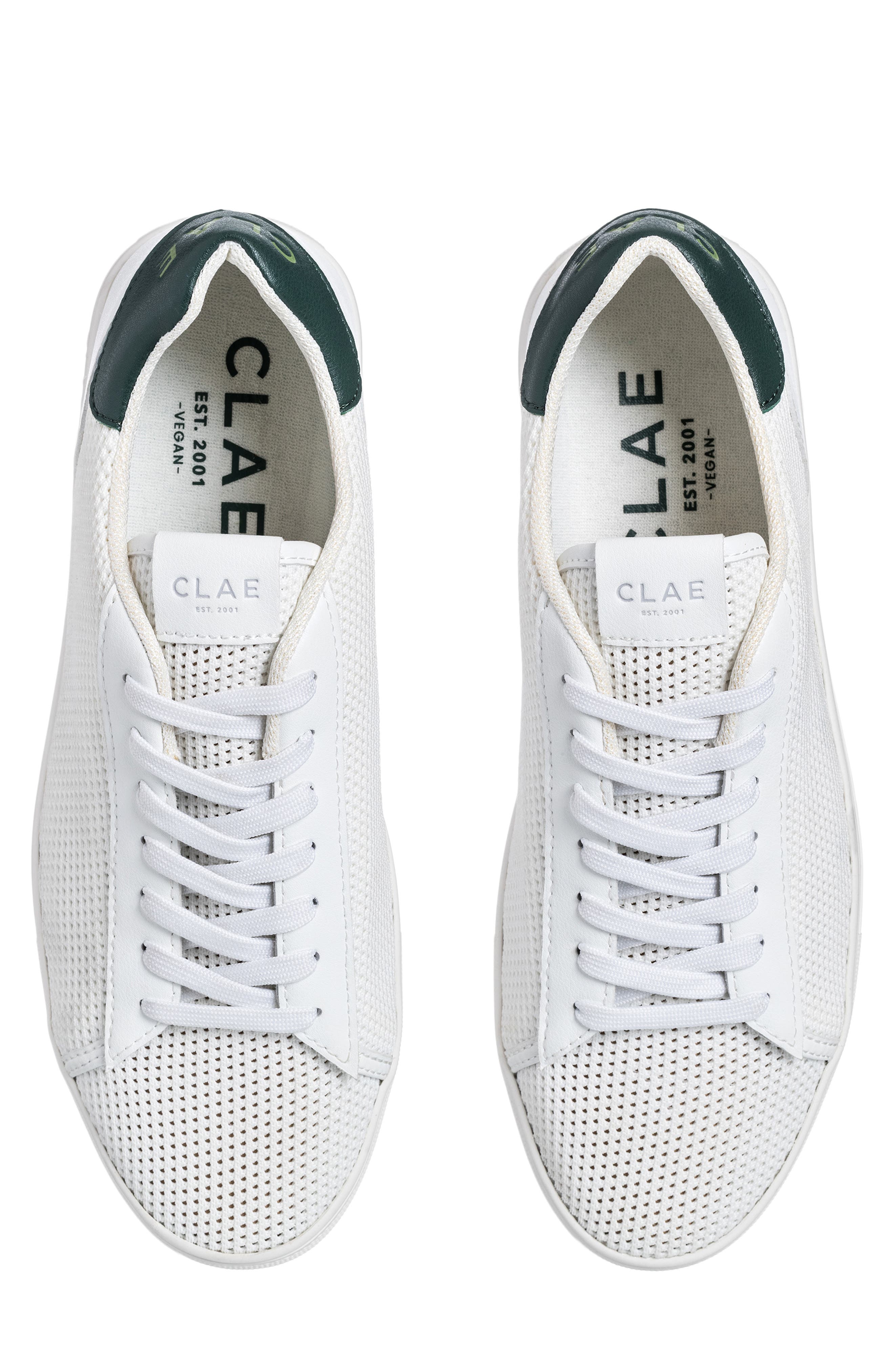 CLAE Bradley Knit Sneaker, Alternate, color, White Pine Needle