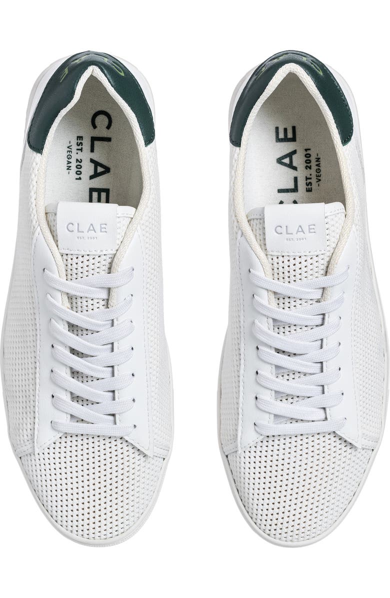 CLAE Bradley Knit Sneaker, Alternate, color, White Pine Needle