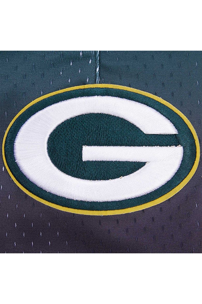 Men's Pro Standard Black/Green Green Bay Packers Ombre Mesh Shorts, Alternate, color, Black
