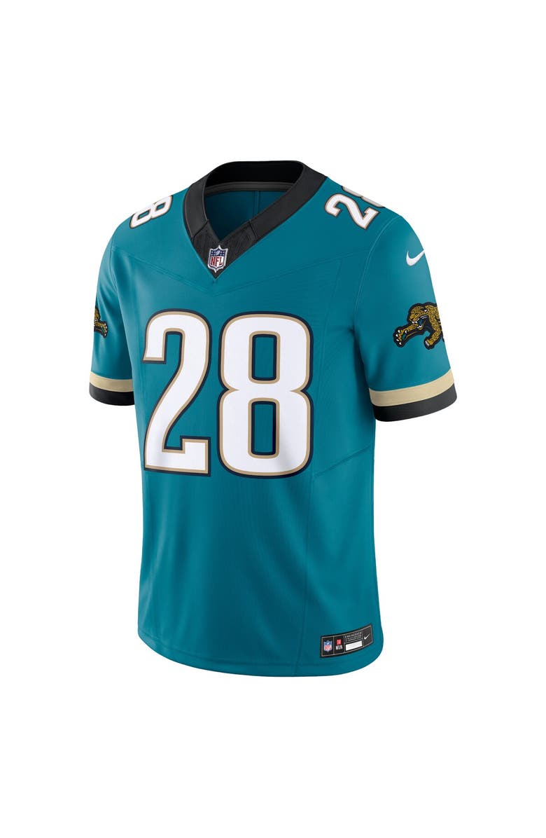 Nike Men's Nike Fred Taylor Teal Jacksonville Jaguars Prowler Throwback Vapor F.U.S.E. Limited Retired Player Jersey, Alternate, color, Teal