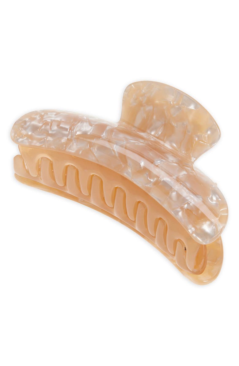 MACHETE Grande Heirloom Claw Clip, Main, color, Peach Shell