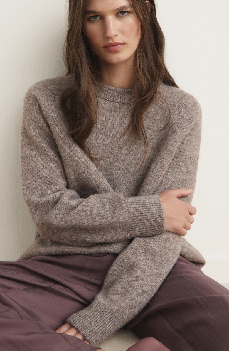 MANGO Crewneck Sweater, Alternate, color,