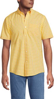 Lands' End Short Sleeve Essential Lightweight Poplin