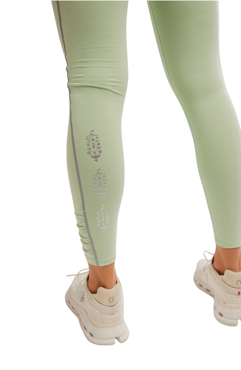 Free People You're A Peach Ankle Leggings, Alternate, color, Cactus