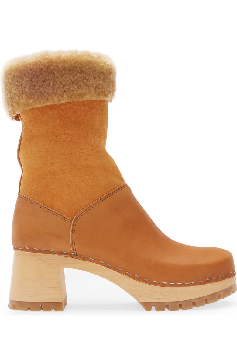 Swedish Hasbeens Genuine Shearling Lined Boot, Alternate, color,