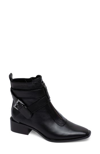Linea Paolo Valona Leather Boot In Black