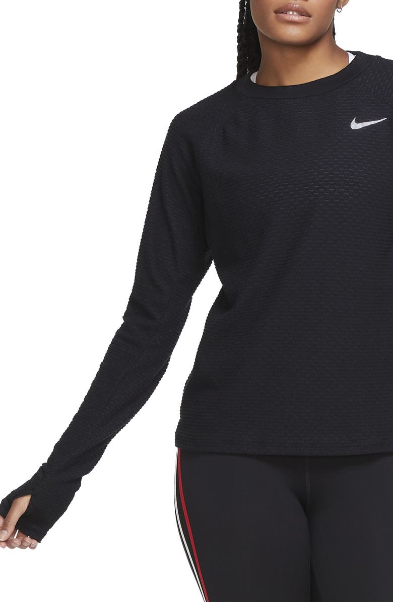 Nike Therma Sphere Running Top, Main, color, 