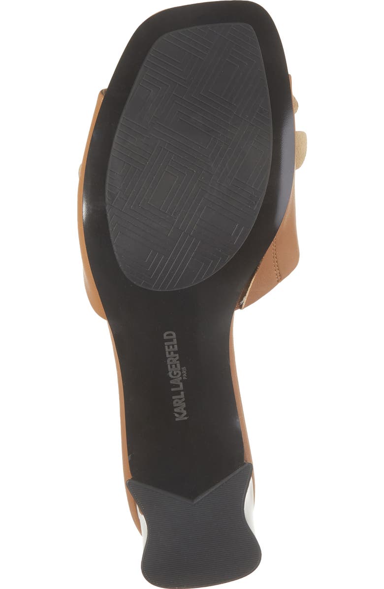 KARL LAGERFELD PARIS Sandreea Slide Sandal, Alternate, color, Tan