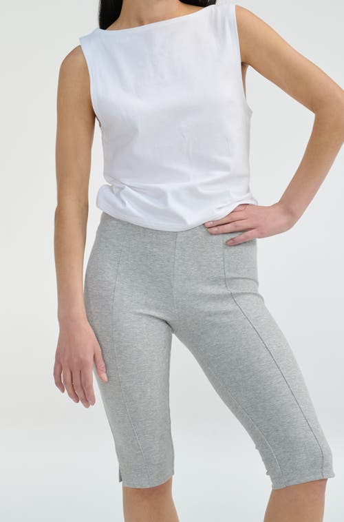 Almina Concept Jersey Pedal Pusher In Light Grey