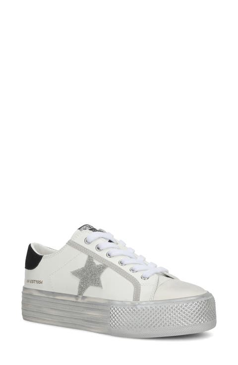 Amaze Platform Metallic Sneaker