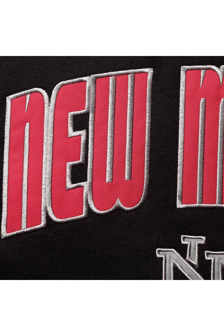 Men's Colosseum Black New Mexico Lobos Arch and Logo Pullover Hoodie, Alternate, color, Black