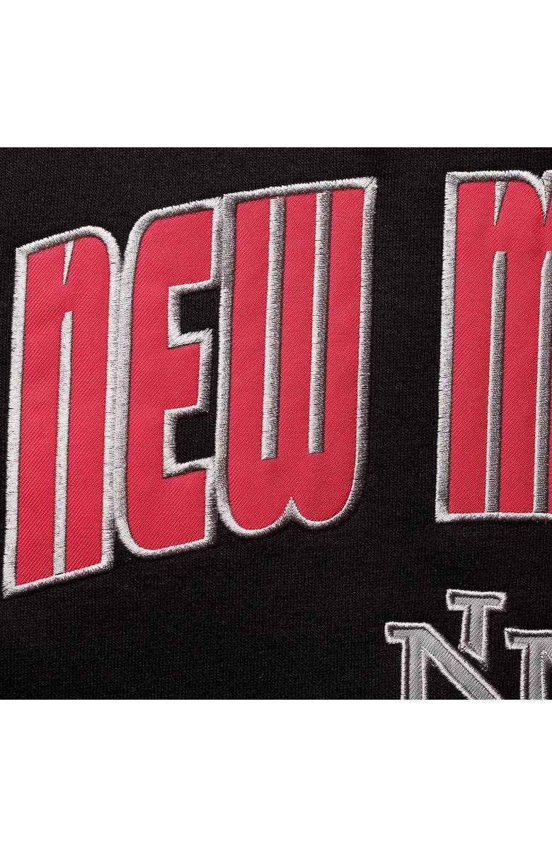 COLOSSEUM Men's Colosseum Black New Mexico Lobos Arch and Logo Pullover Hoodie, Alternate, color, Black