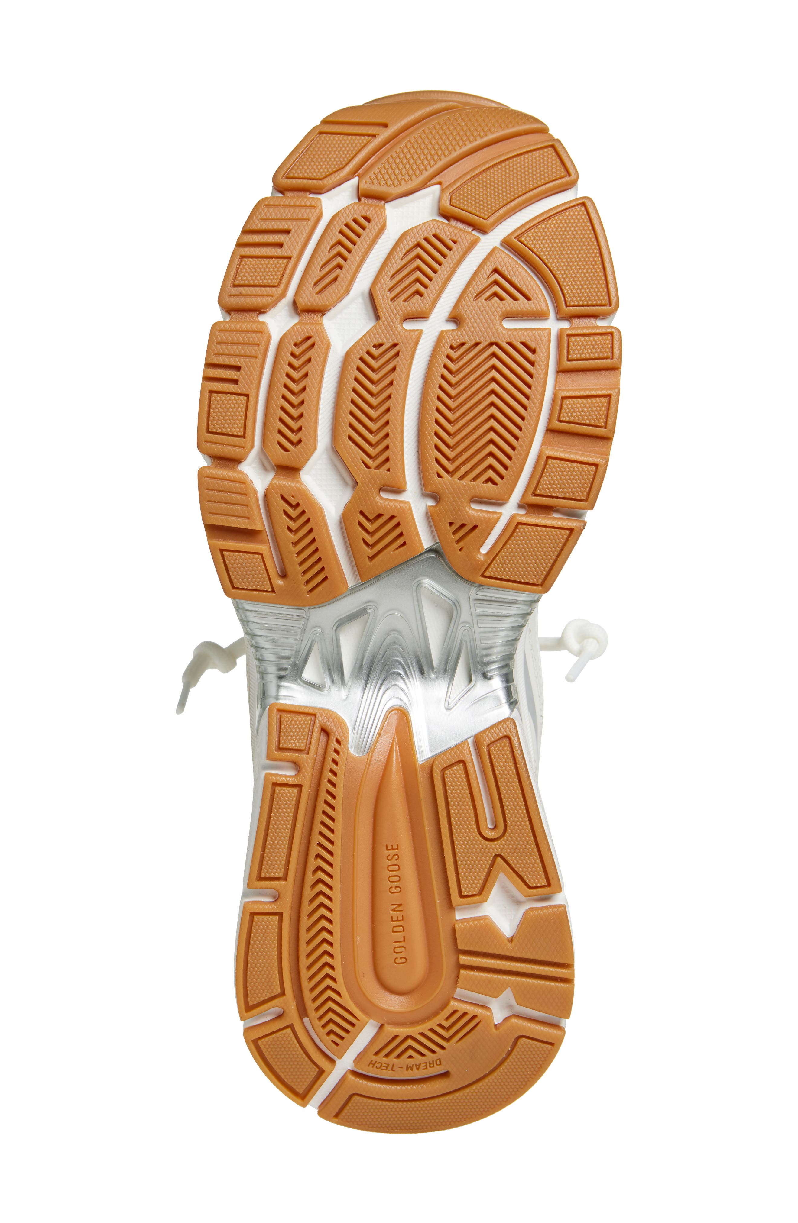 Golden Goose Lightstar Sneaker, Alternate, color, White/ Gold