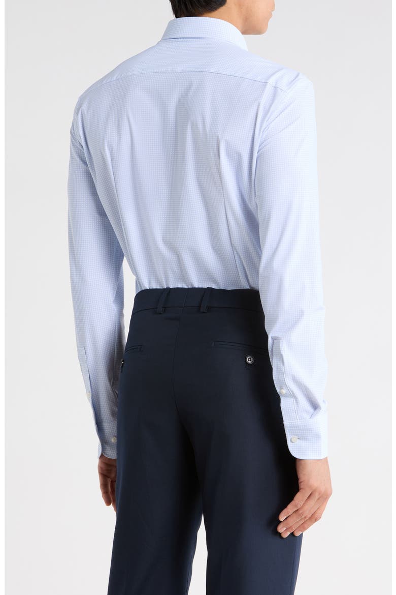 Hank Kent Slim Fit Performance Stretch Dress Shirt, Alternate, color, LIGHT/ PASTEL BLUE