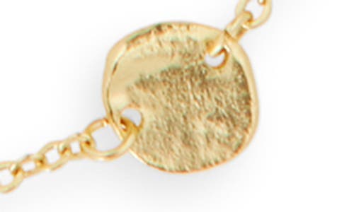Karine Sultan Mini Coin Station Necklace In Gold