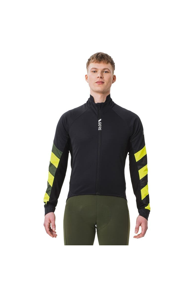 GOREWEAR C5 Gore-Tex Infinium Signal Thermo Jacket - Men
s, Main, color, Black/Neon Yellow