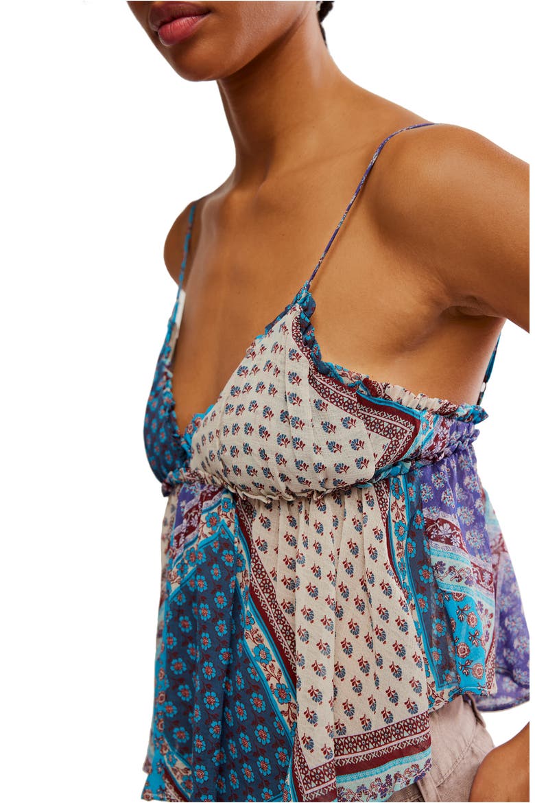 Alix Print Camisole, Alternate, color, OCEAN COMBO