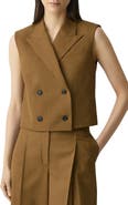 Theory Double Breasted Crop Vest