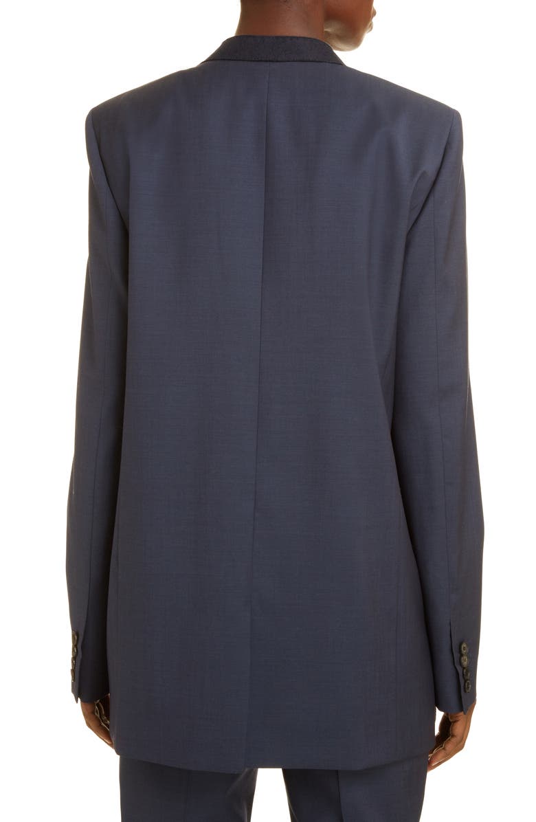 Givenchy Collarless Wool Jacket, Alternate, color, 