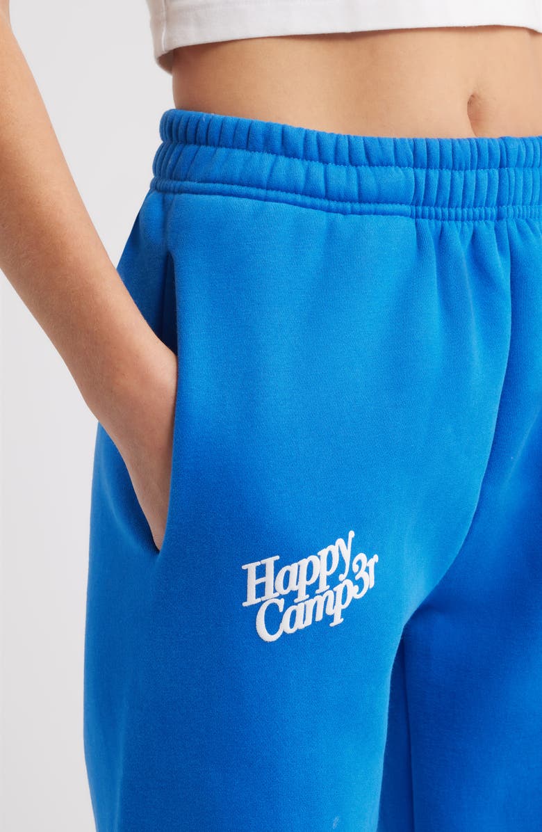 HAPPY CAMP3R Puff Series Core Logo Cotton Blend Joggers, Alternate, color, Royal Blue