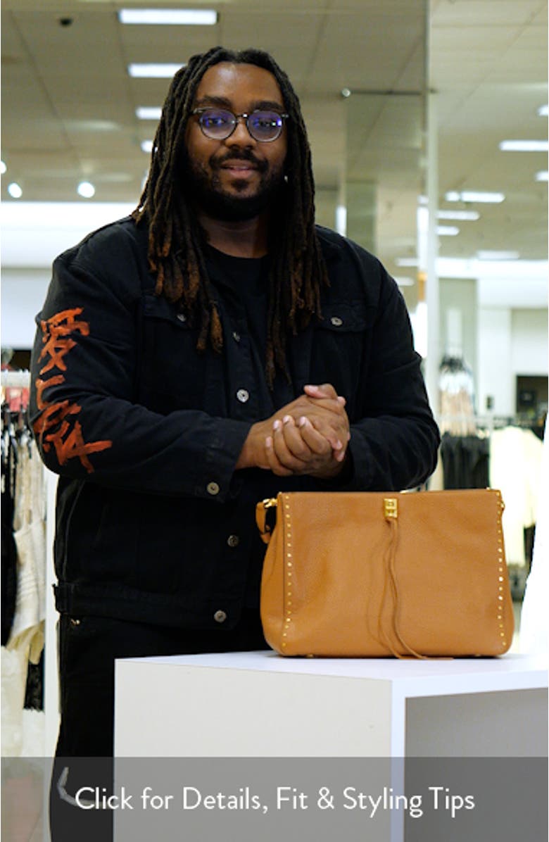 Large Darren Leather Shoulder Bag, sales video thumbnail