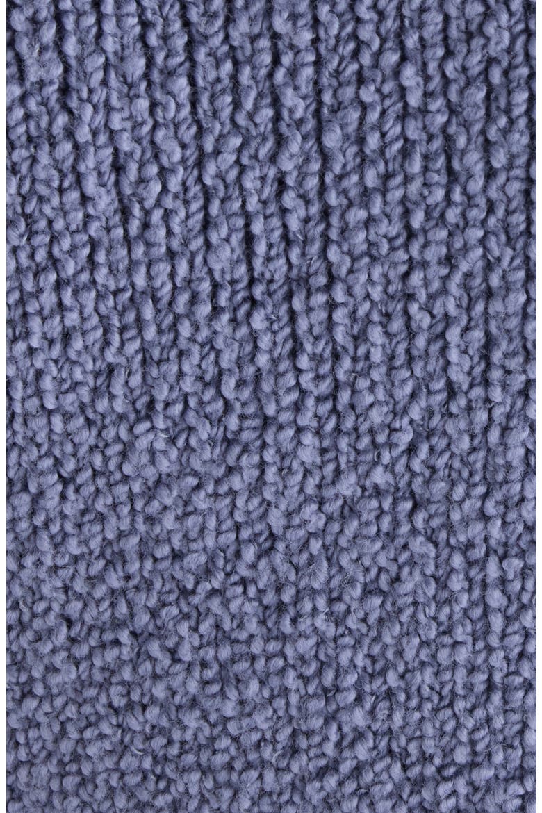 Bouclé Rib Cardigan, Alternate, color, STEEL BLUE