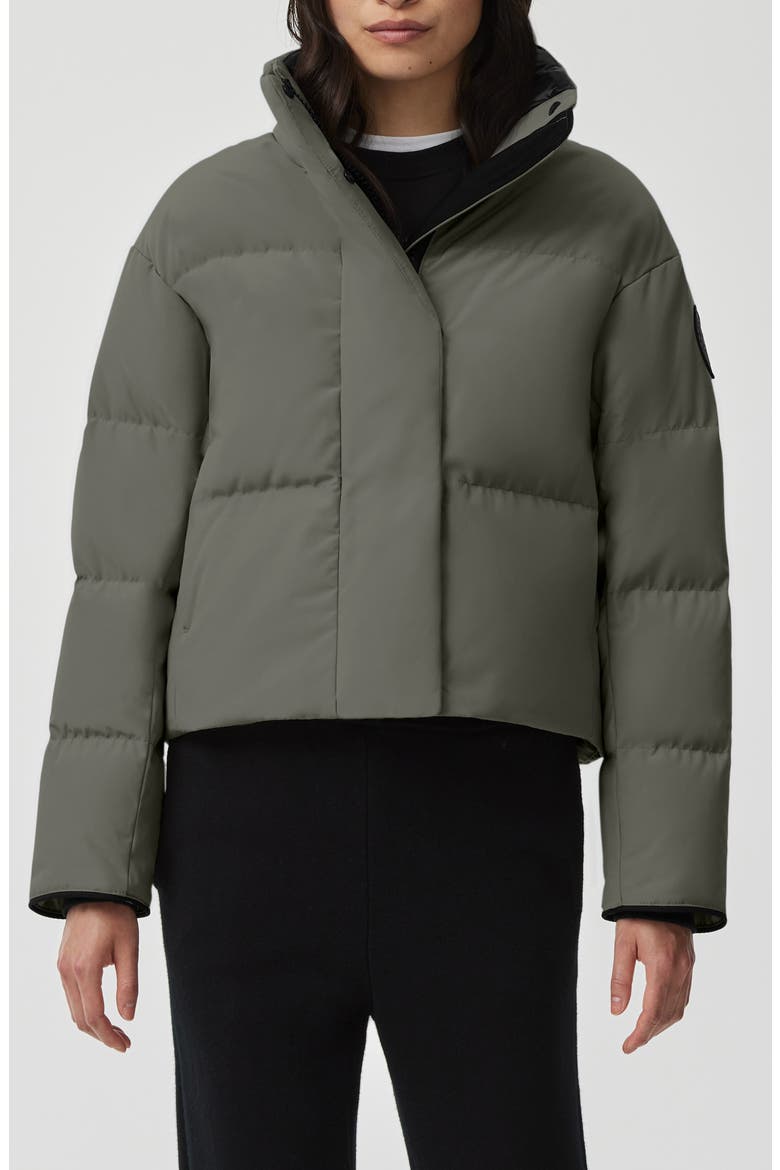 Grandview Black Label Crop 625 Fill Power Down Puffer Jacket, Main, color, SAGEBRUSH
