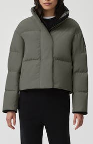 Canada Goose Grandview Black Label Crop 625 Fill Power Down Puffer Jacket
