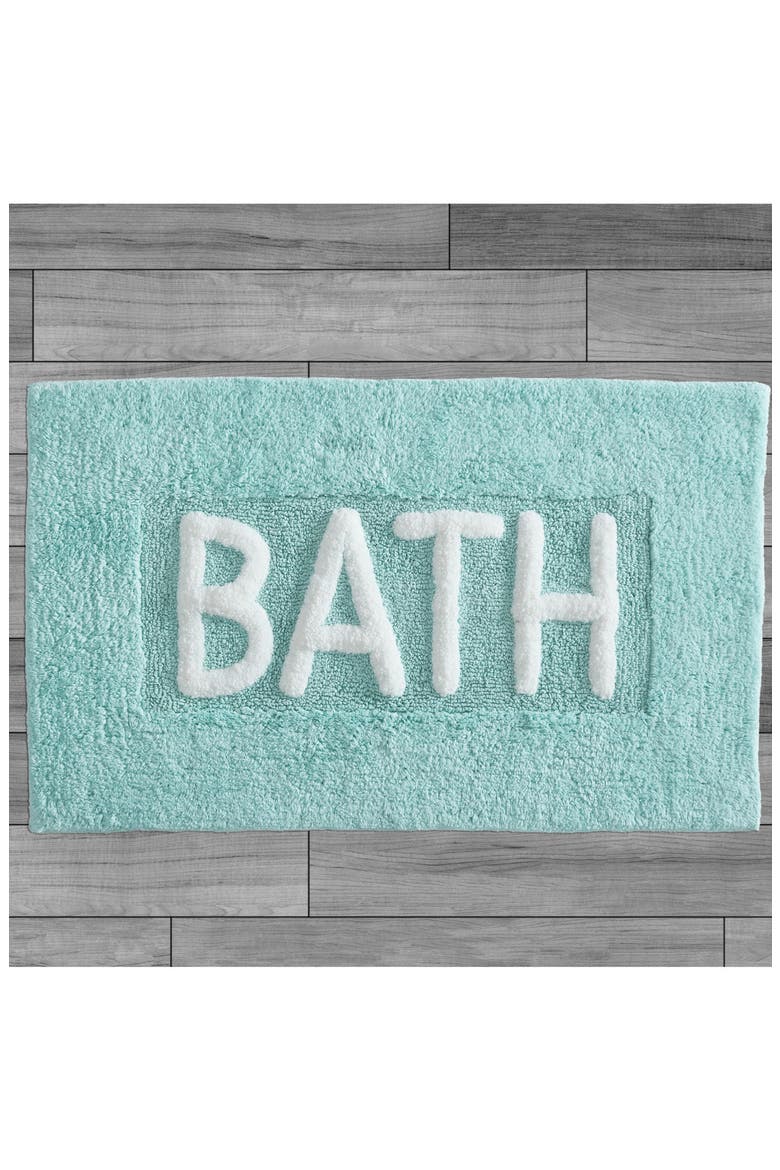 Bath Mat, Alternate, color, AQUA BLUE
