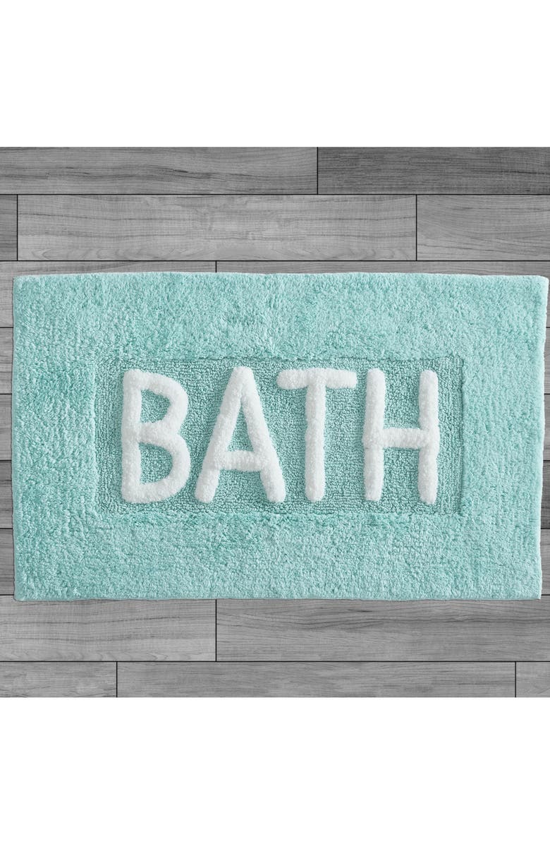 Jean Pierre New York Bath Mat, Alternate, color, Aqua Blue