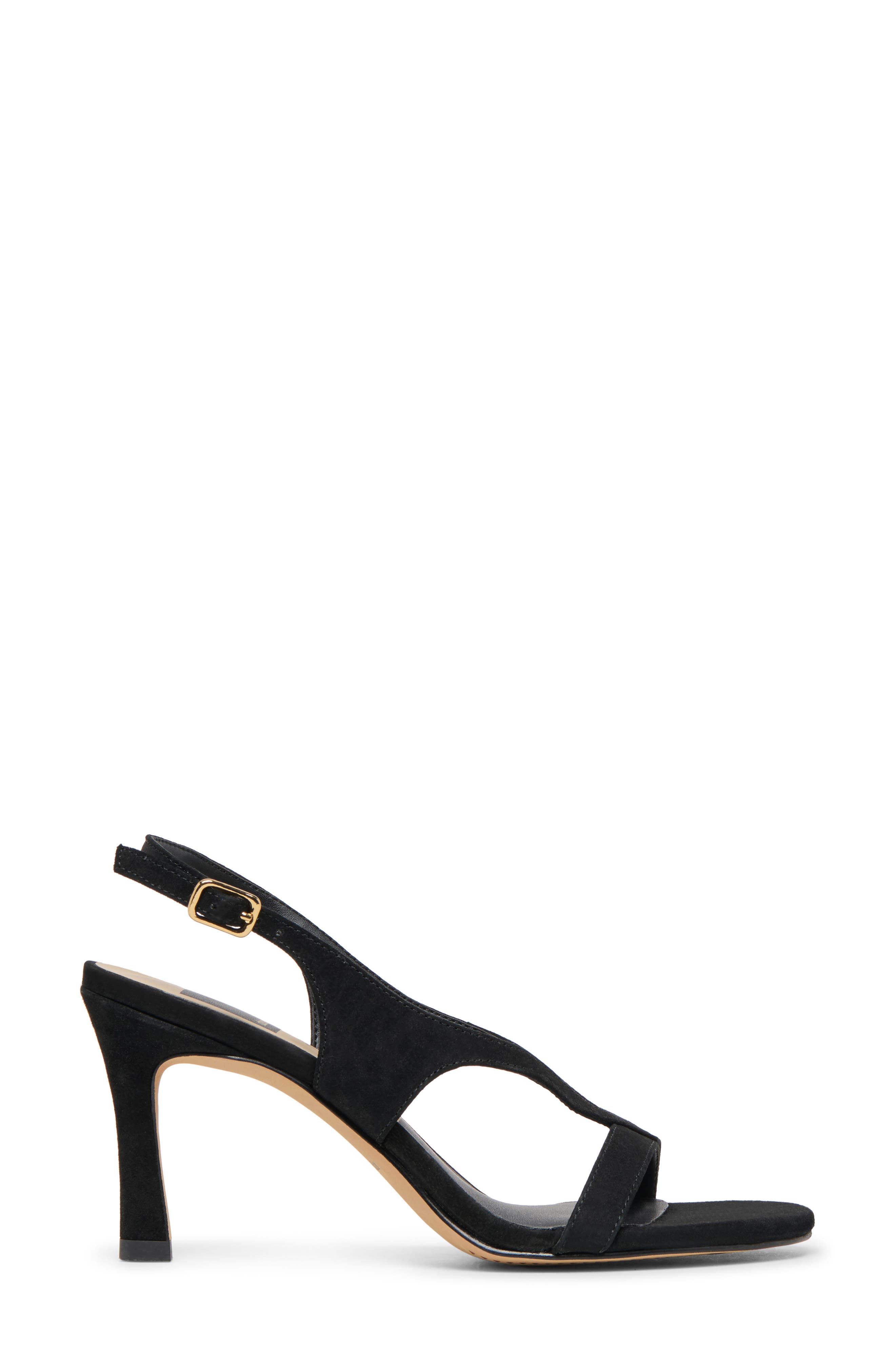 Dolce Vita Izela Slingback Sandal, Alternate, color, Onyx Suede