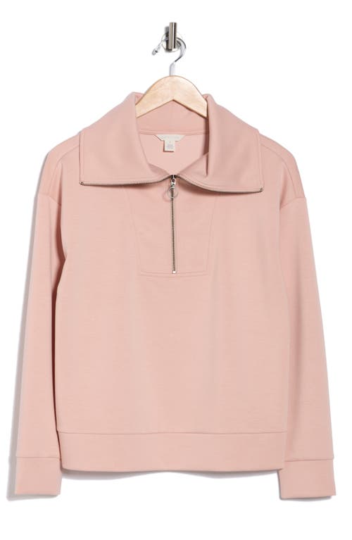 Caslon ® Quarter Zip Sweatshirt In Pink