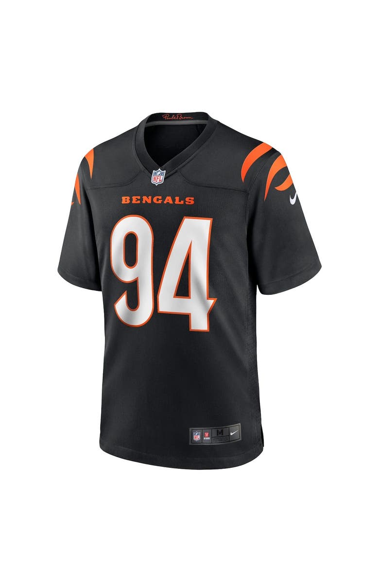 Nike Men's Nike Sam Hubbard Black Cincinnati Bengals Player Game Jersey, Alternate, color,