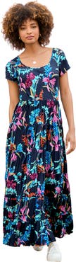 Joe Browns Short Sleeve Flowy Maxi Dress