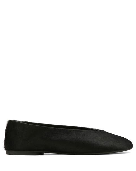 Yuzu Pony Hair Flats