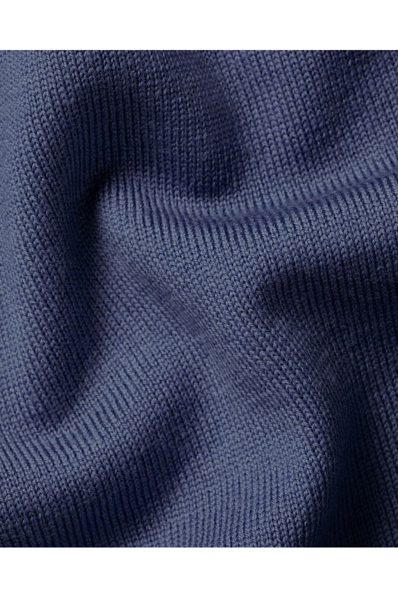 Pure Merino Crew Neck Sweater, Alternate, color, Steel Blue