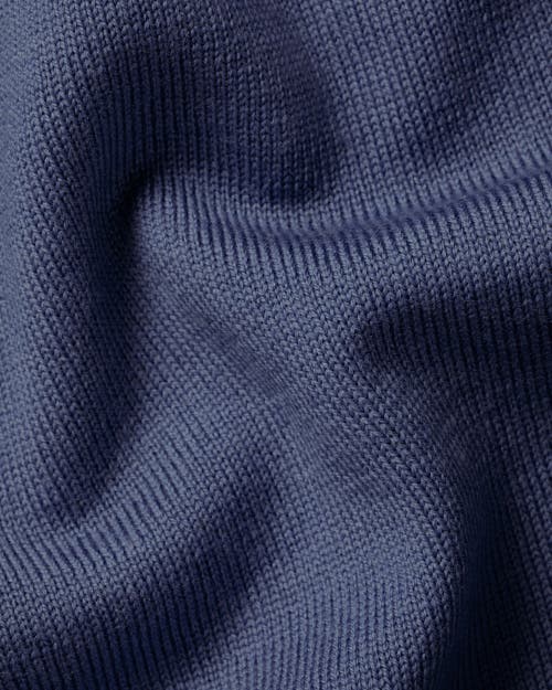 Charles Tyrwhitt Pure Merino Crew Neck Sweater In Blue