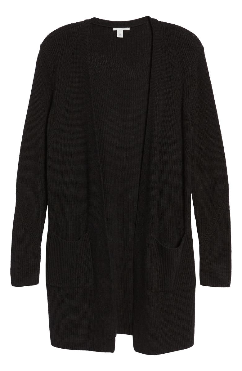 Halogen<sup>®</sup> Long Ribbed Cardigan, Alternate, color, 