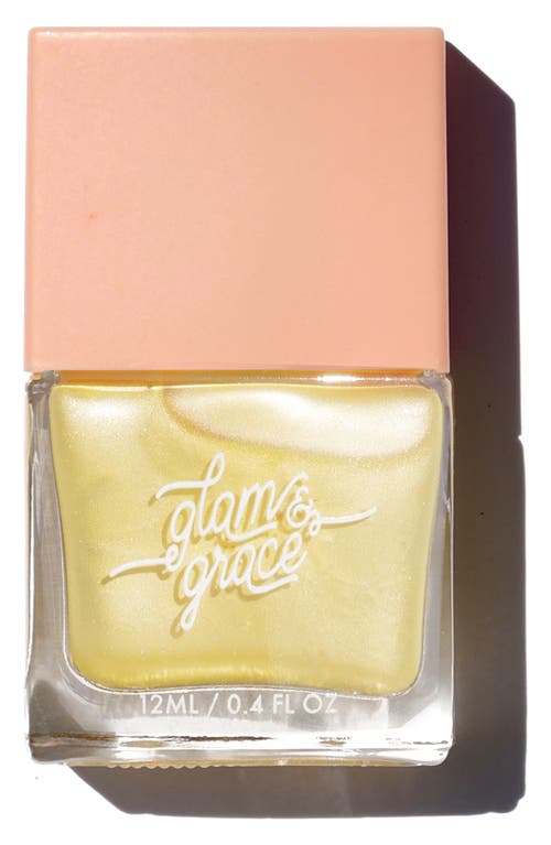 Glam & Grace Nontoxic Nail Polish In Yellow