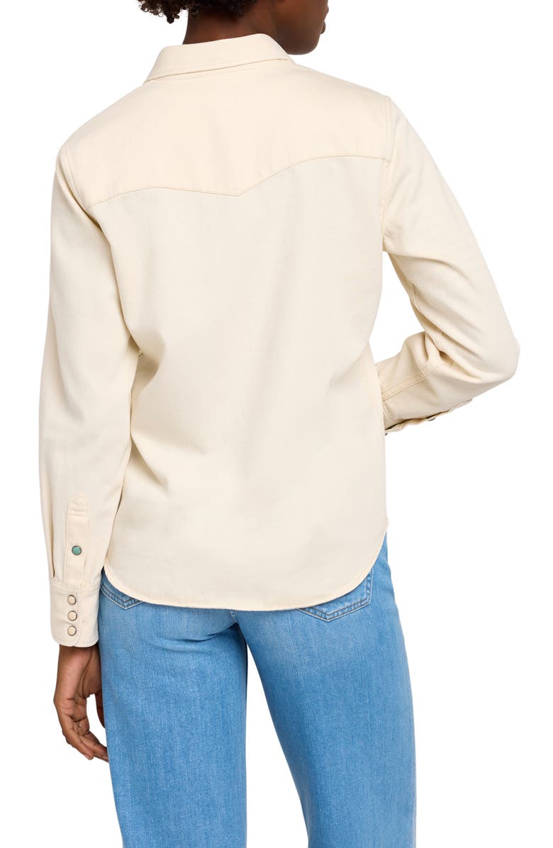 Faherty Organic Cotton Western Button-Up Shirt, Alternate, color, 