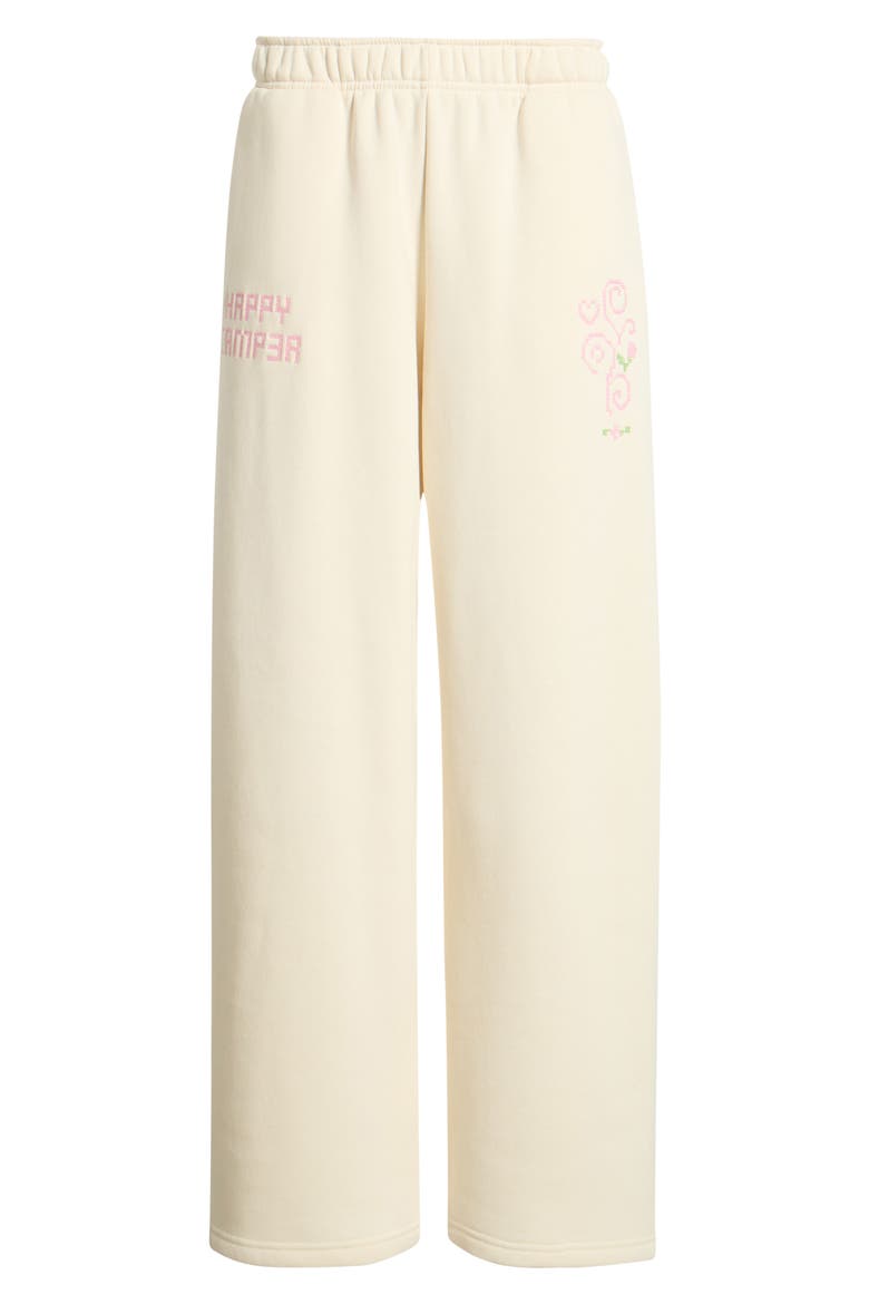 Cross My Heart Sweatpants, Alternate, color, OFF WHITE