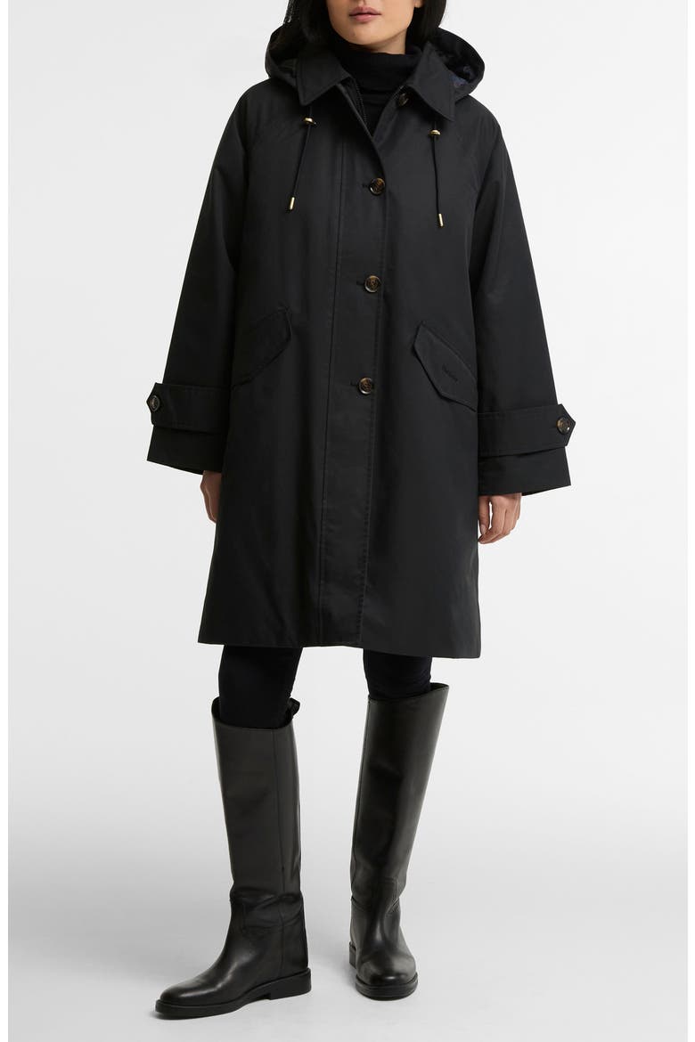 Harleigh Waterproof Jacket, Main, color, BLACK/ SHADOW CLASSIC