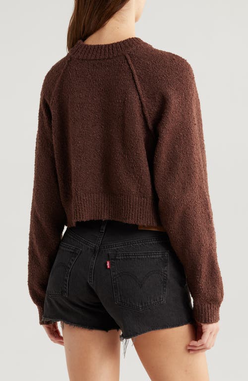 PACSUN PACSUN SNUG RAGLAN SLEEVE CROP SWEATER