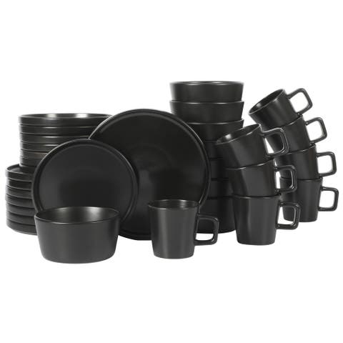Soho Lounge Bowery Matte Stoneware Dinnerware Set