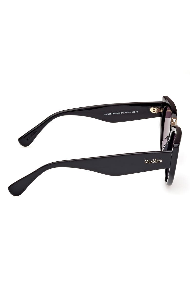 Max Mara Bridge1 54mm Cat Eye Sunglasses, Alternate, color, 